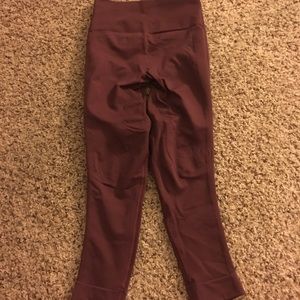 Lululemon maroon colored in the zone pant